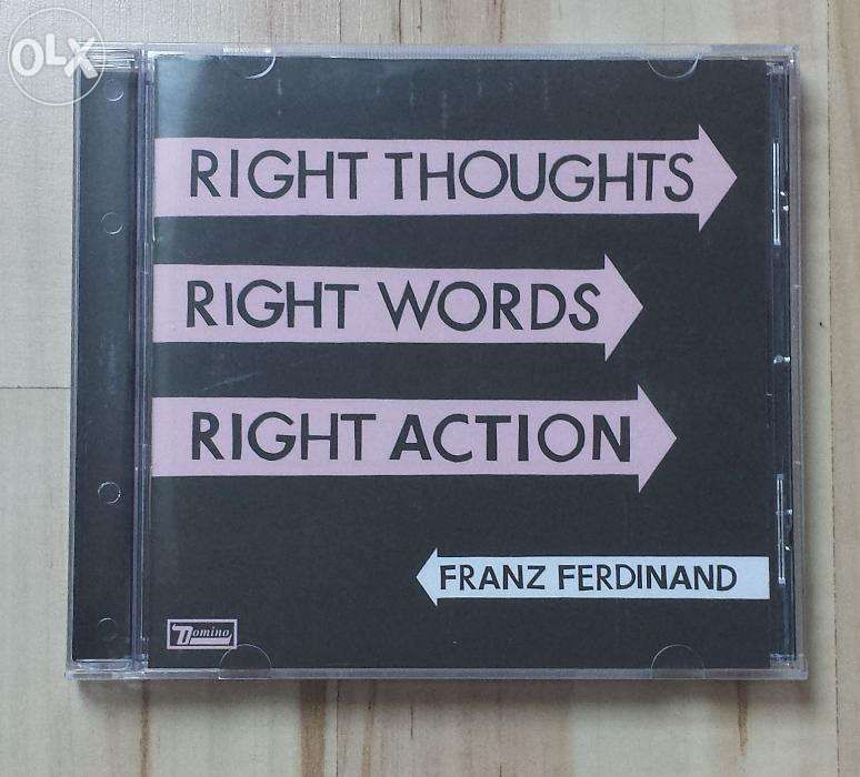 Franz Ferdinand Right Thoughts Right Words Right Action CD