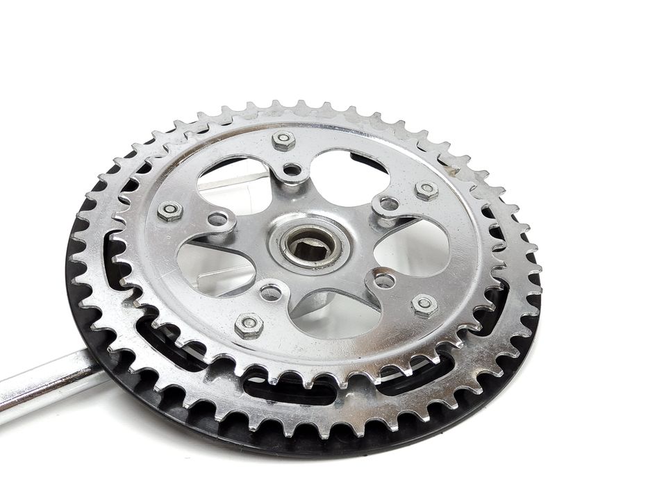 NOWA Korba 2 blaty Romet Universal  48-40z na kwadrat