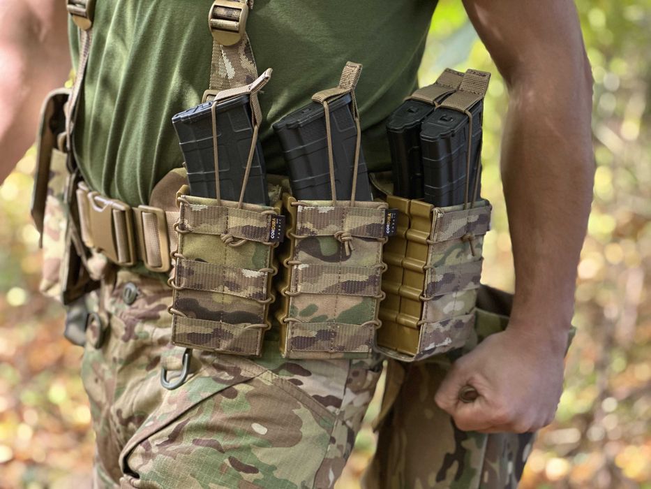 Подсумок для магазинів AK/AR-15/M16/M4 Підсумок рожок мультикам, койот