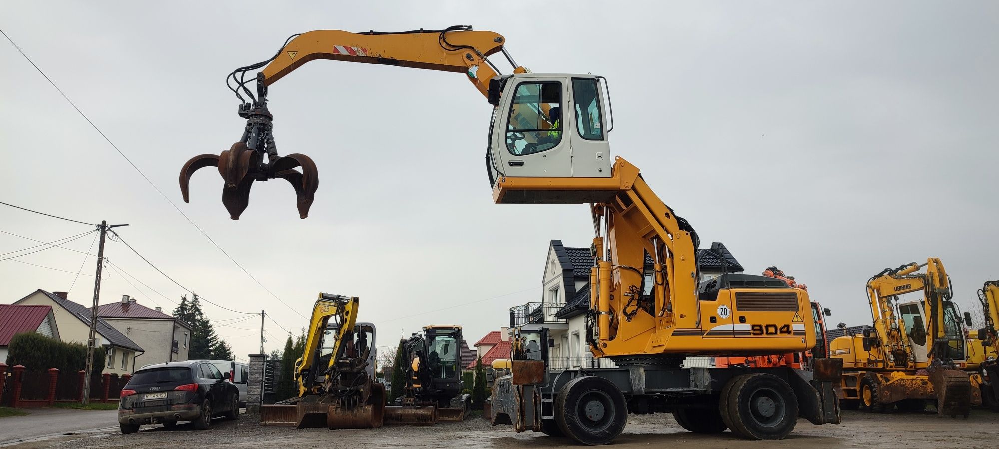 Koparka przeładunkowa Liebherr 904 fuchs  340 atlas  cat do złomu