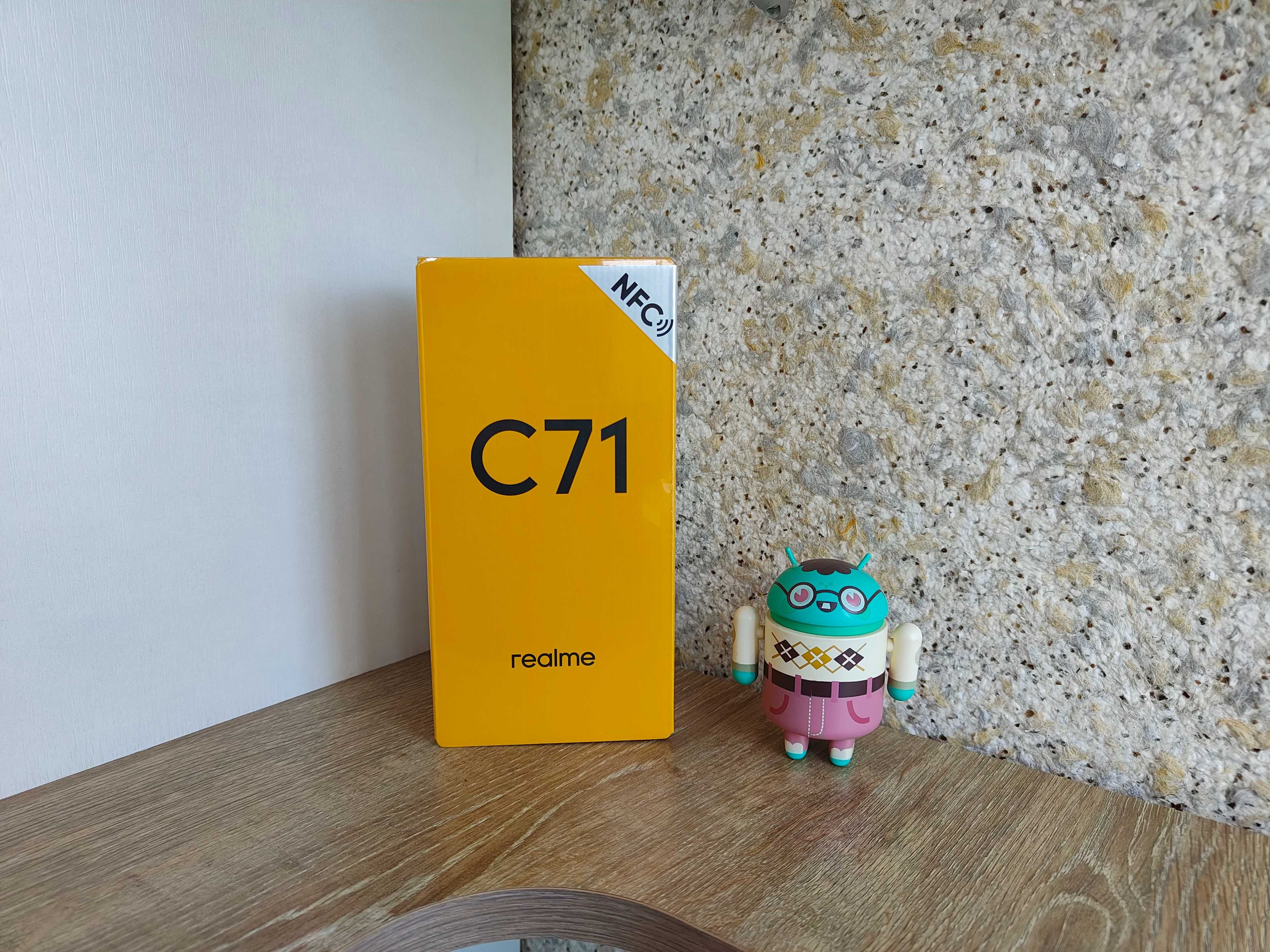 Realme C71 6/128ГБ NFC, 6.67"120Гц, 6300мАг+45вт, 50мп, IP64, Смартфон