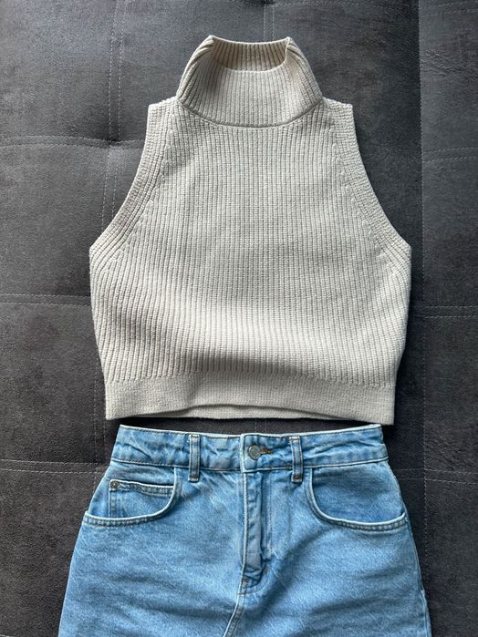 Топ бежевий Zara