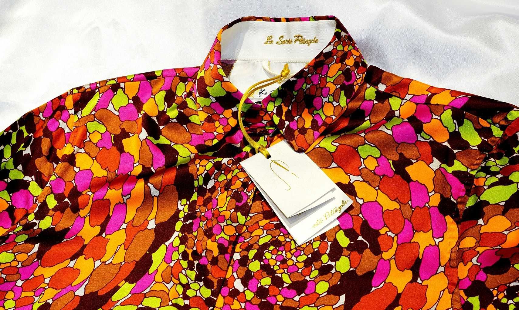 La Sarte Pettegole bluzka damska 40 L 100% jedwab hermes emilio pucci