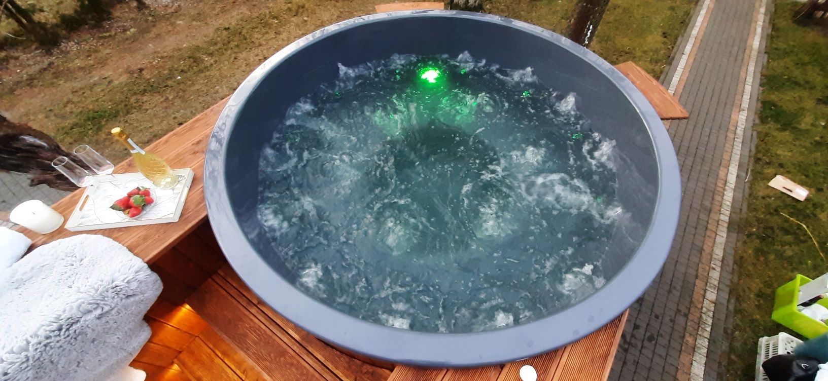 Duża Balia 10-cio osobowa, Bania mobilna, Jacuzzi. Wynajem