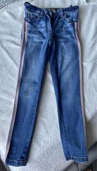 Spodnie jeansy r.128 7/8 lat Next stan idealny dla dziewczynki