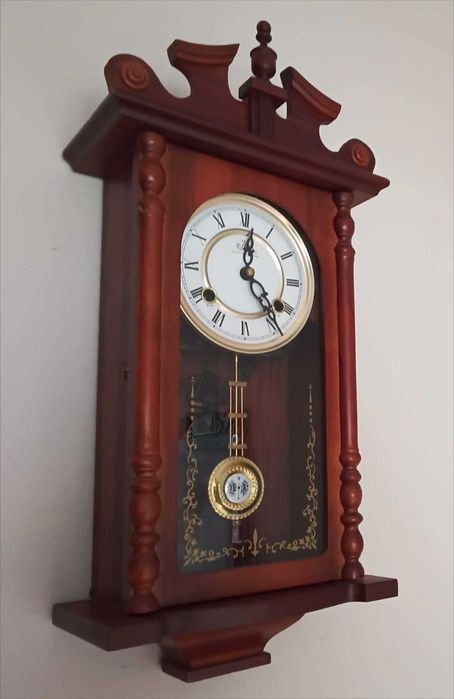 Zegar drewniany ścienny