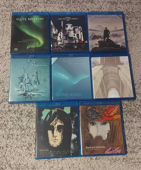 Zestaw CD SACD Blu Ray Pure Audio z norweskiej wytwórni 2L