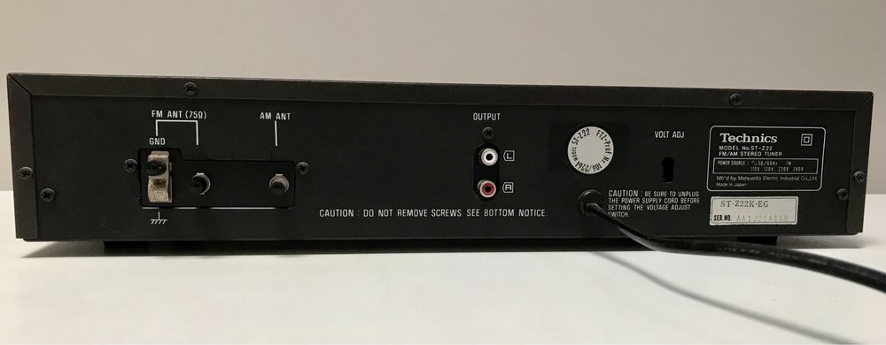 TECHNICS Tuner Sintonizador Rádio ST-Z22