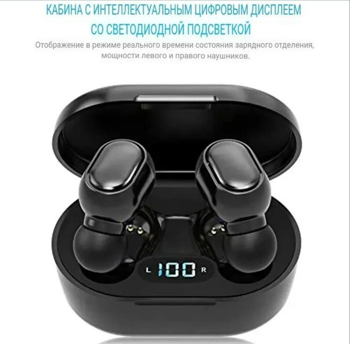 ‼️Беспроводные Bluetooth-наушники E7S TWS с шумоподавлением и микроф‼️