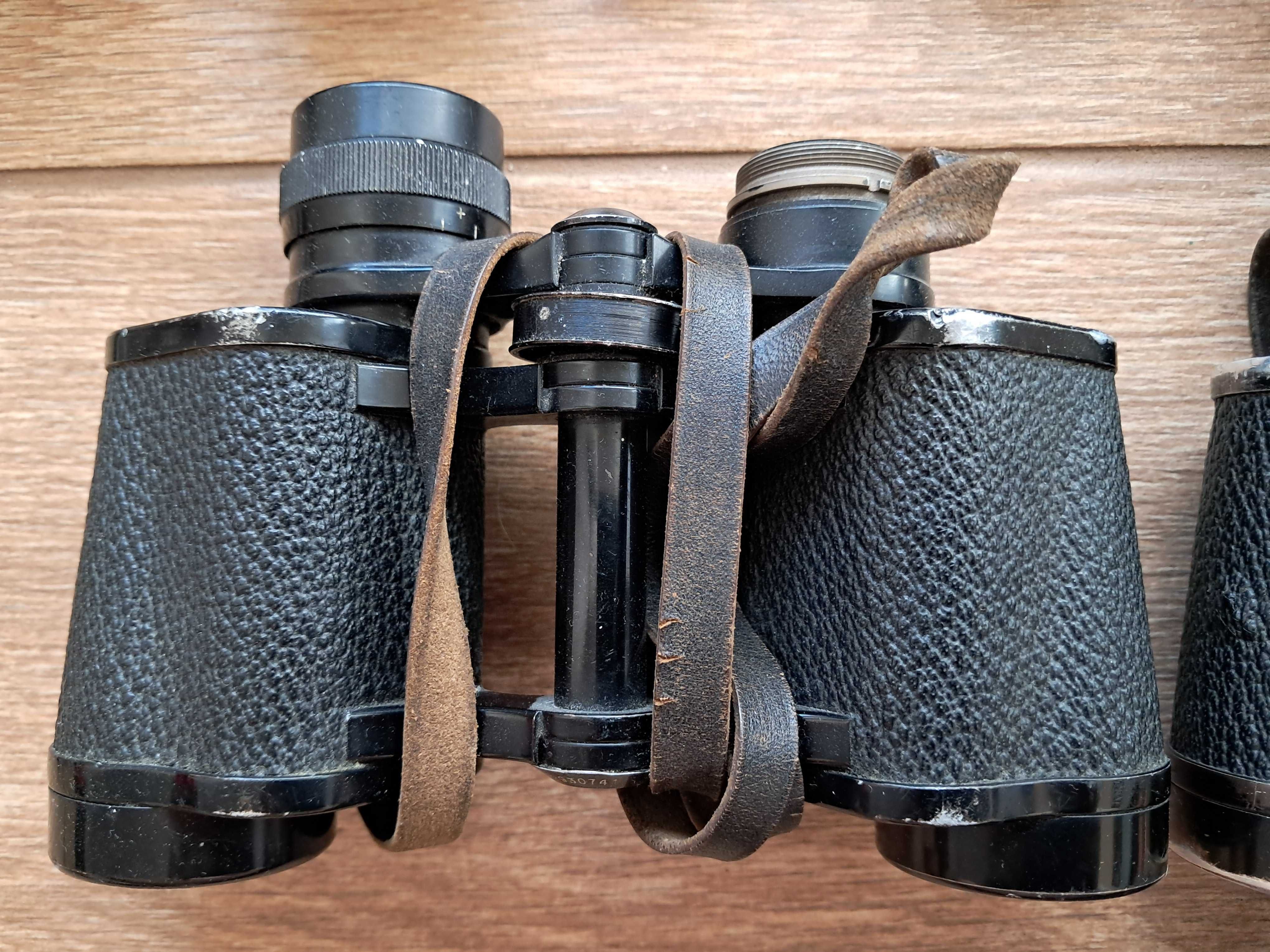 Zestaw 7 starych lornetek niemieckich Carl Zeiss itp.