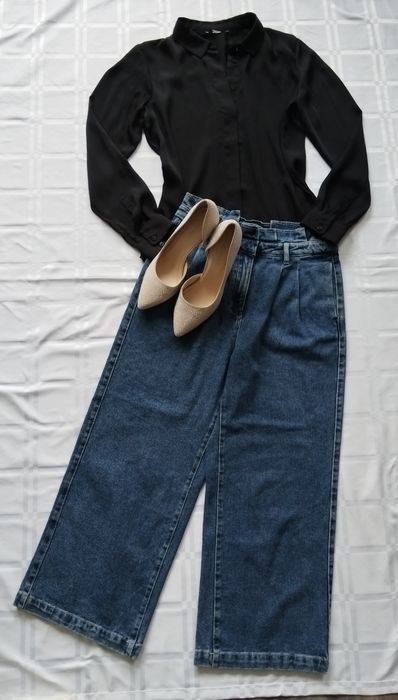 Dżinsy Damskie Dzwony r. 36/38