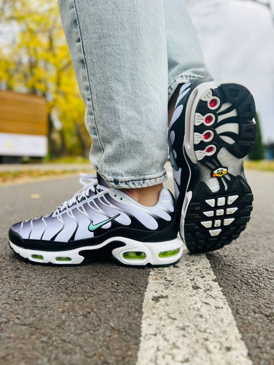 Nike Air max TN Black White Mint