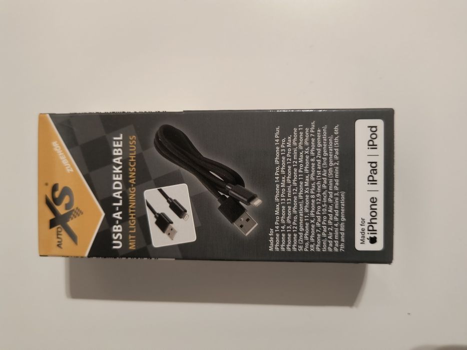 Кабель USB-A-Stecker i USB 2.0; 1m-чорний