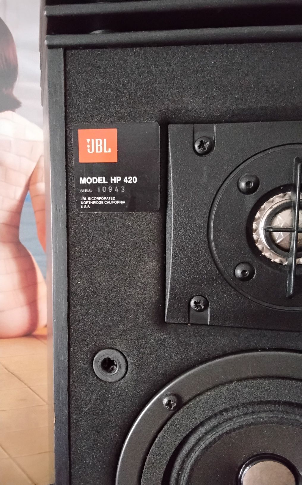JBL HP 420 colunas made in USA