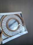 Lustro Boho beżowe Home and You 47cm