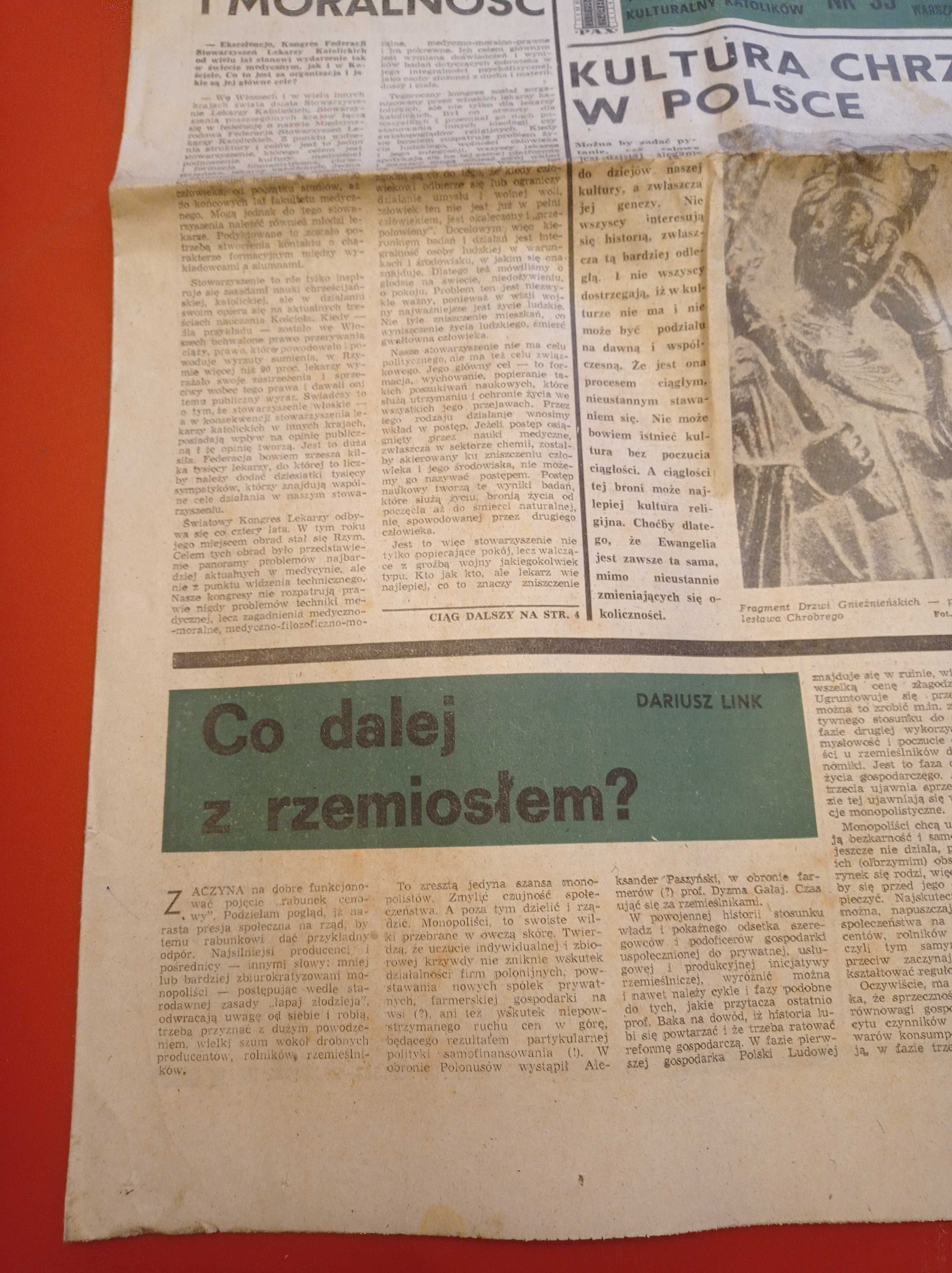 Kierunki tygodnik nr 33 / 1982; 21 listopada 1982