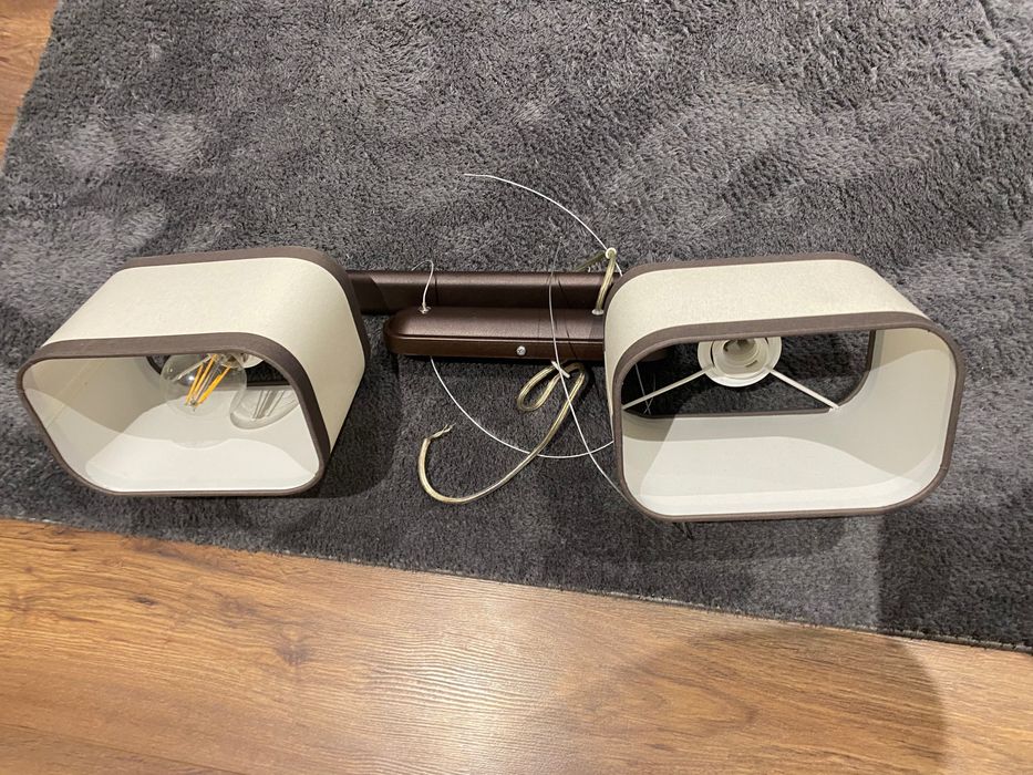 Żyrandol na dwie zarowki