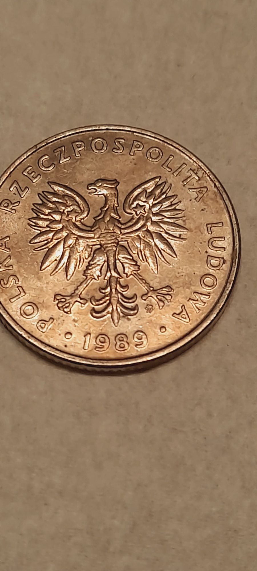 Moneta 20 zł z 1989 roku