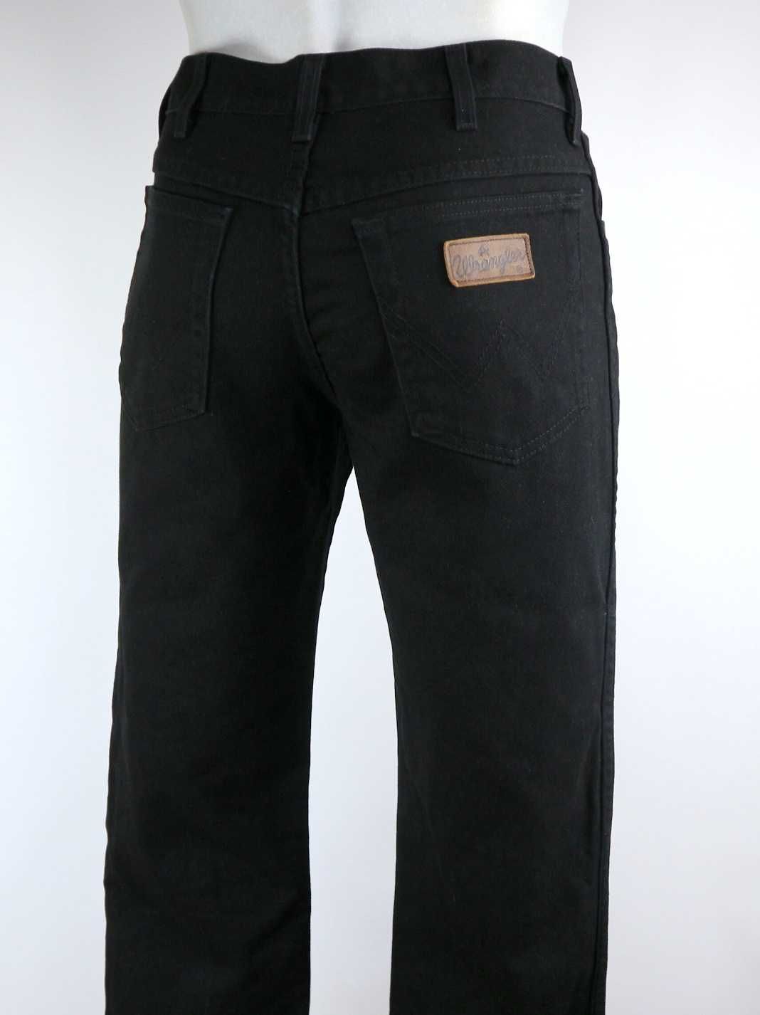 Wrangler Texas W33 L30 spodnie jeansy czarne pas 2 x 41 cm