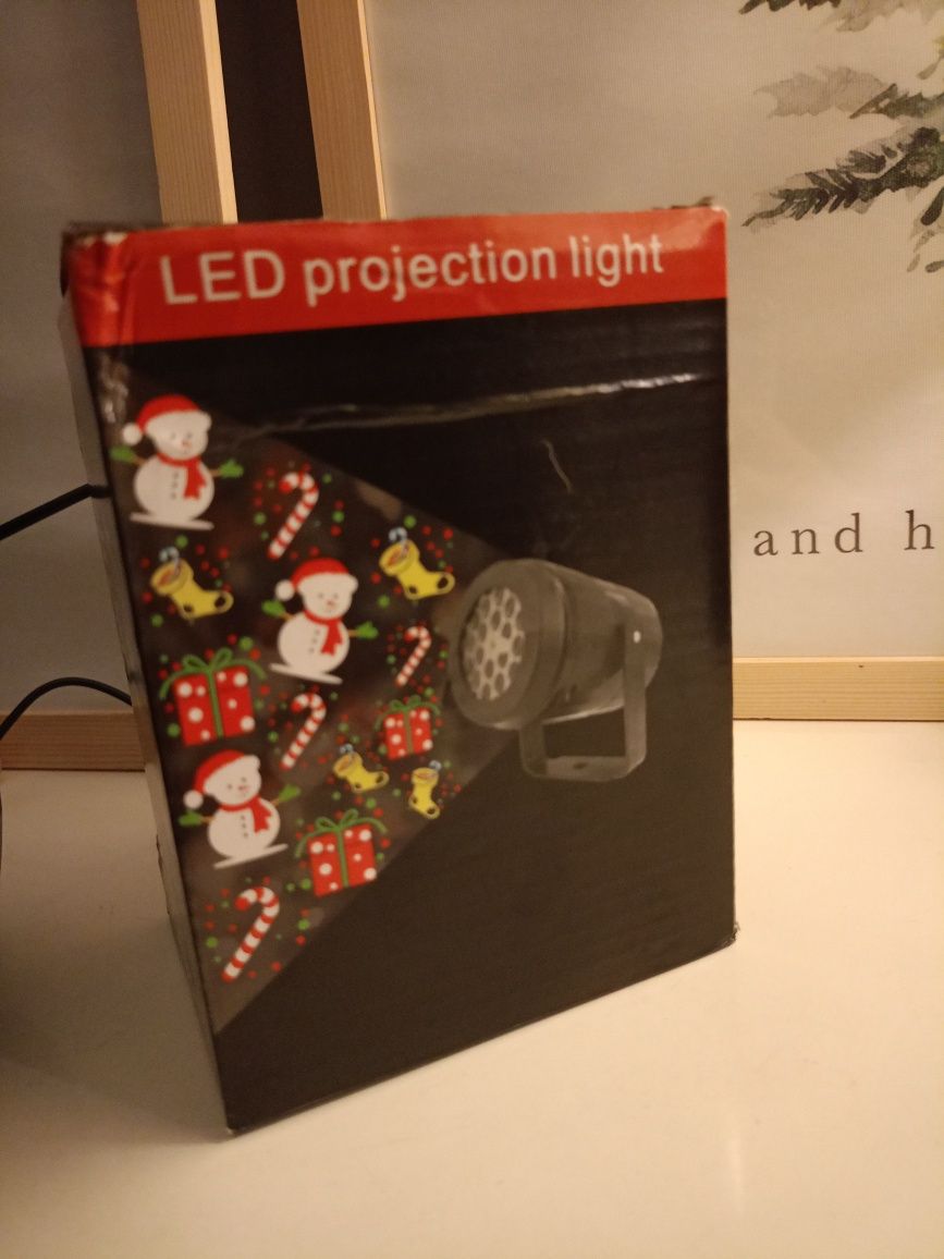 Projektor świąteczne obrazki lampa Boże Narodzenie