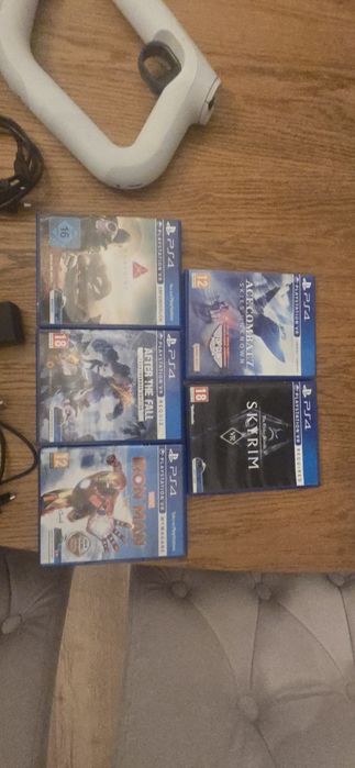 PS VR + Kamera + Move 2x + 5 GRY VR| Pełen Zestaw do Gier VR PS4 PS5