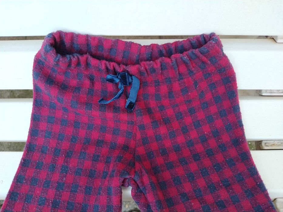 Calças quadriculadas de menina - Zara - 18 - 24 meses - 92 cm