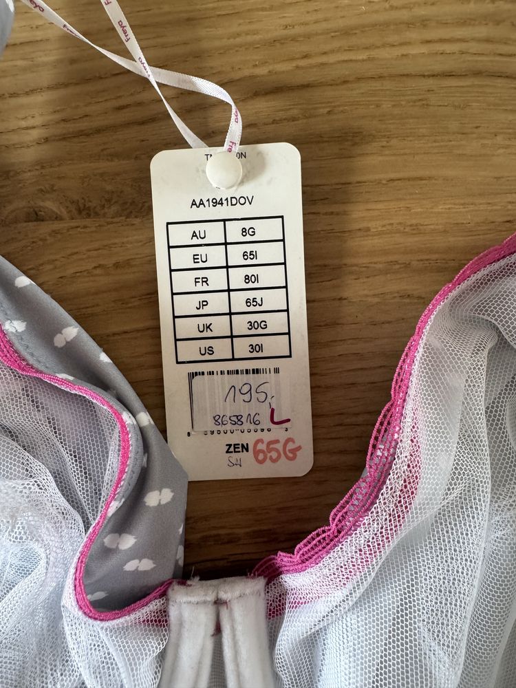 Biustonosz nowy 65G brytyjskiej firmy Freya
