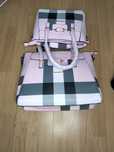 Mala de mulher conjunto burberry