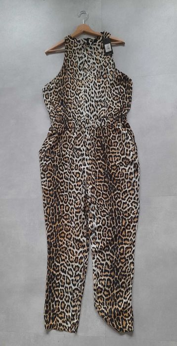 Kombinezon letni, lejący, rozm. L, nowy, wzór zwierzęcy