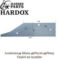 Płoza krótka Souchu Pinet HARDOX części do pługa 2X lepsze niż Borowe