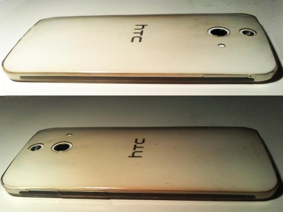 HTC ONE M8/E8 _ (Силиконовый чехол + Закаленное стекло)