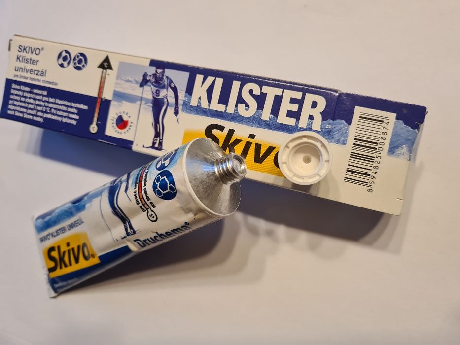 klister uniwersalny smar do nart biegowych Skivo niebieski