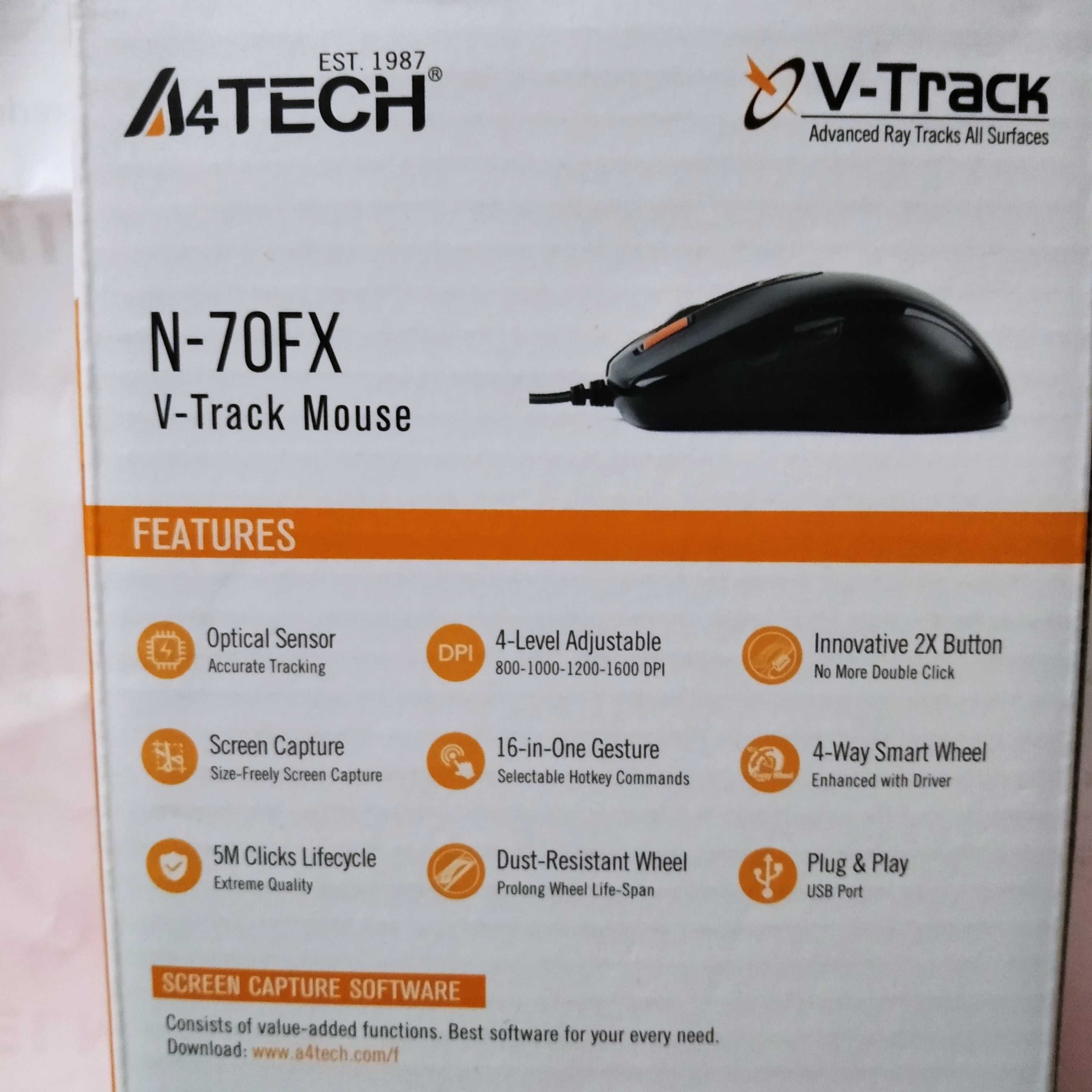Нова ігрова миша  A4Tech N-70FX