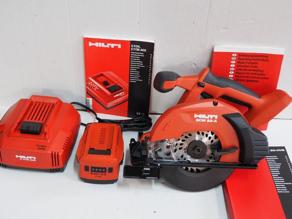 Pila HILTI SCM 22A pilarka bateria 22v 5,2Ah ladowarka NOWA