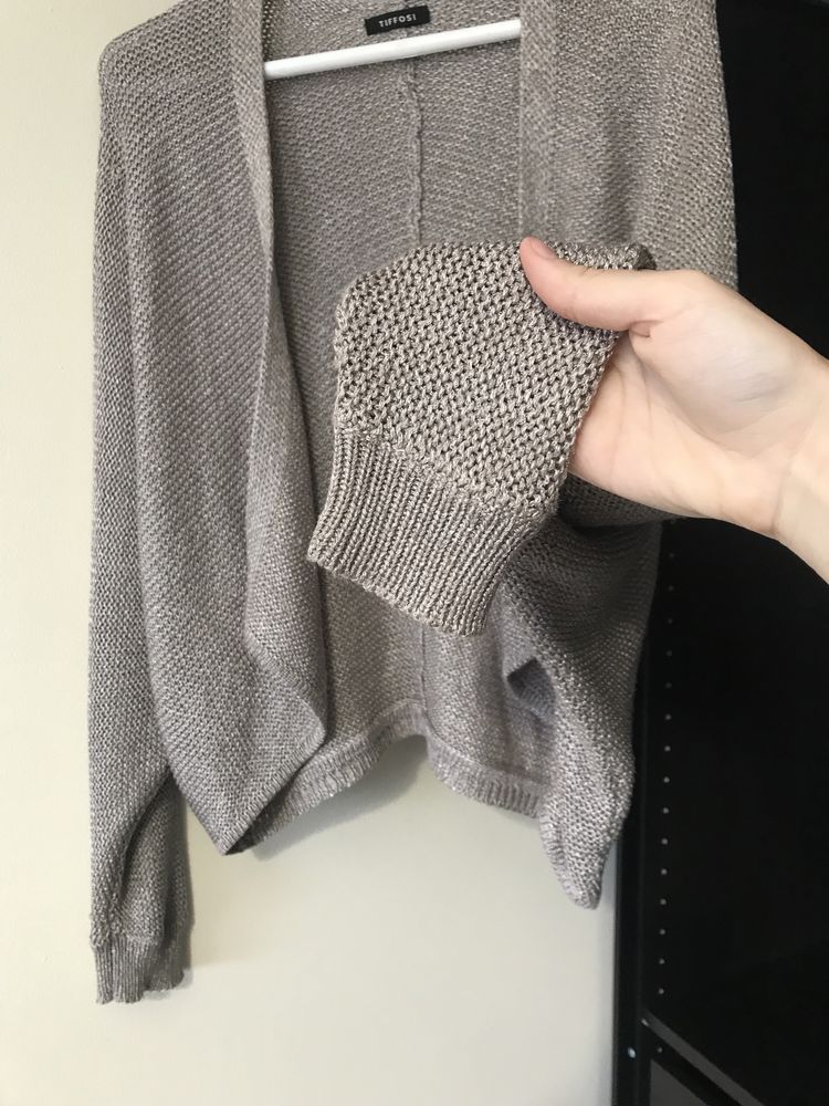 Casaco cardigan de malha tiffosi