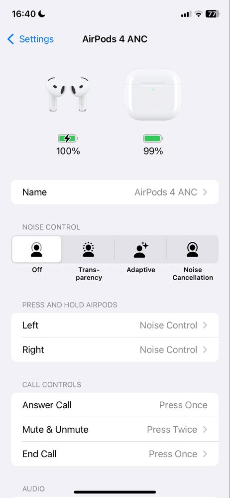 Airpods gen 4 ANC
