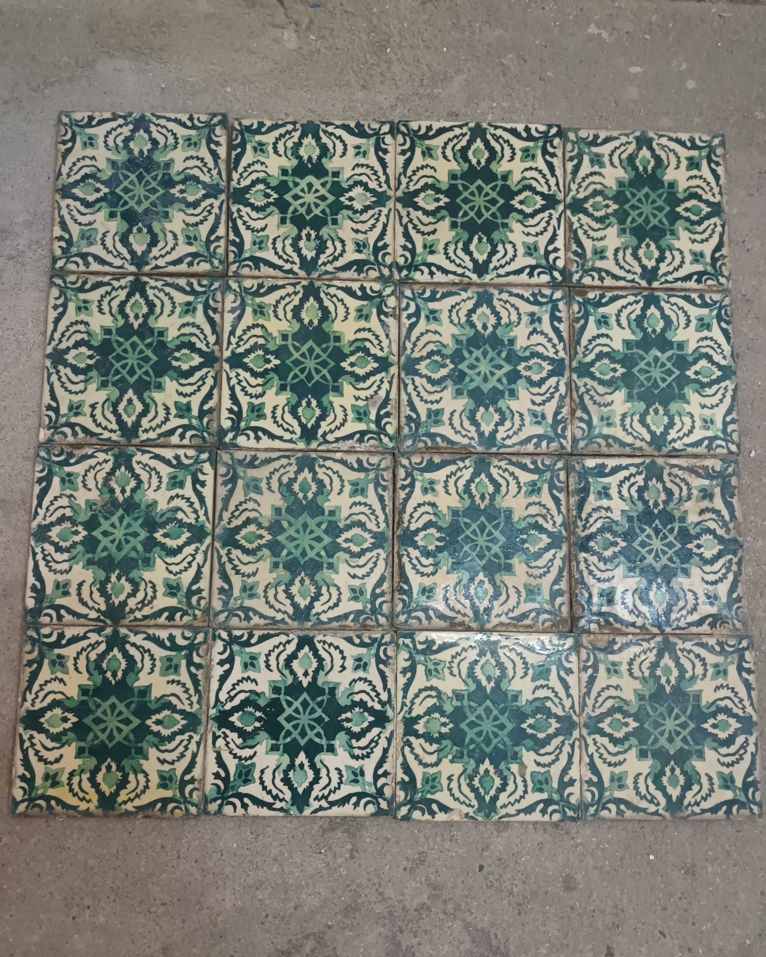 Azulejos 14x14 cm antigos Carvalhinho