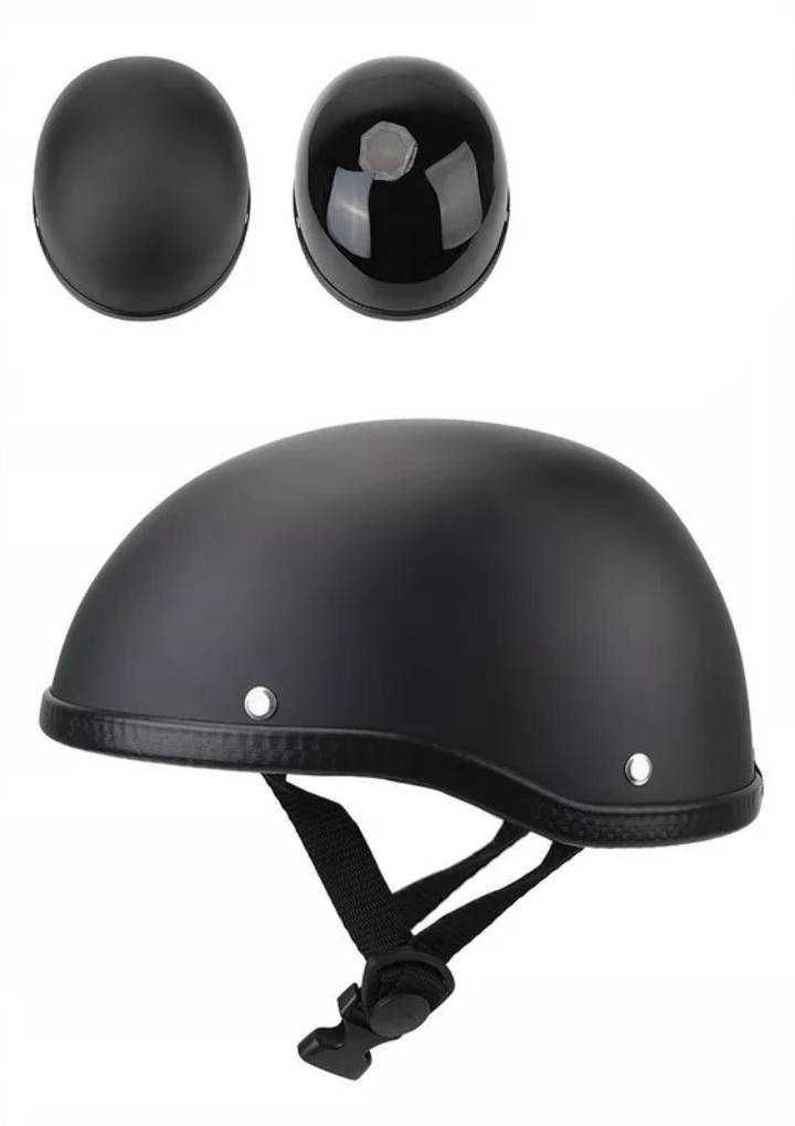 Kask motocyklowy orzeszek matowy i połysk unisex obw. głowy 56-61 M-XL