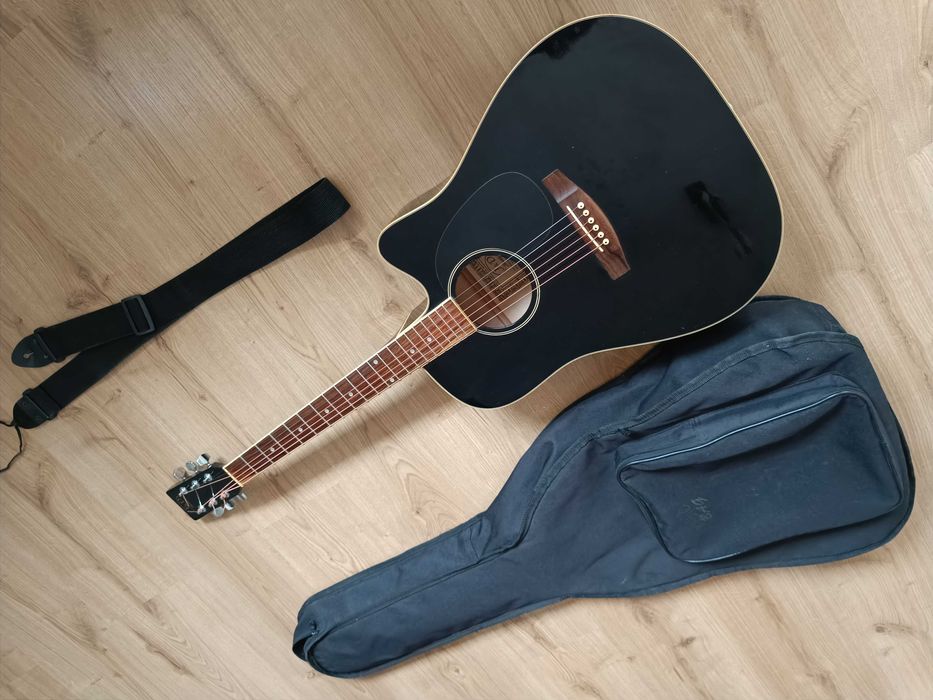 Gitara akustyczna J&D Brothers DG-1, super stan, futeral