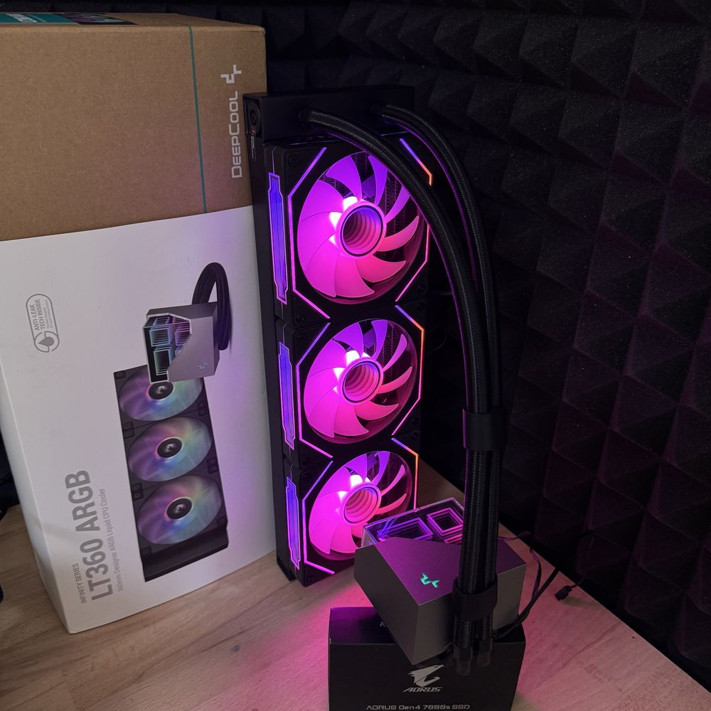 Водянка DeepCool LT 360 Argb рідинне охолодження, кулер
