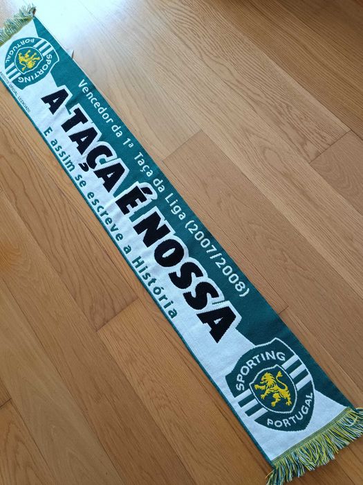 Cachecol Sporting SCP vencedor taça da liga A503