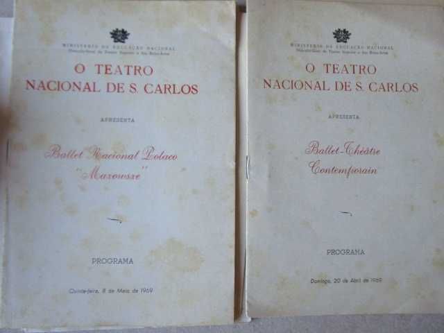 programas antigos ballet  Royal Ballet et