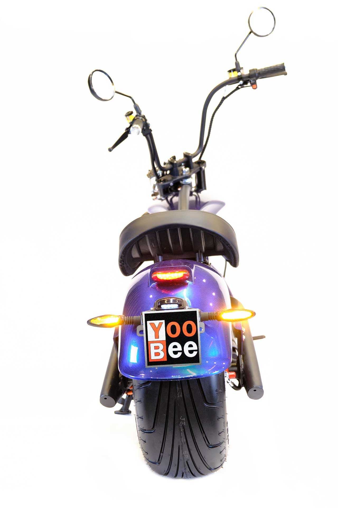 Электроскутер Чоппер Mangosteen Chopper blue 3000W 30 Аh