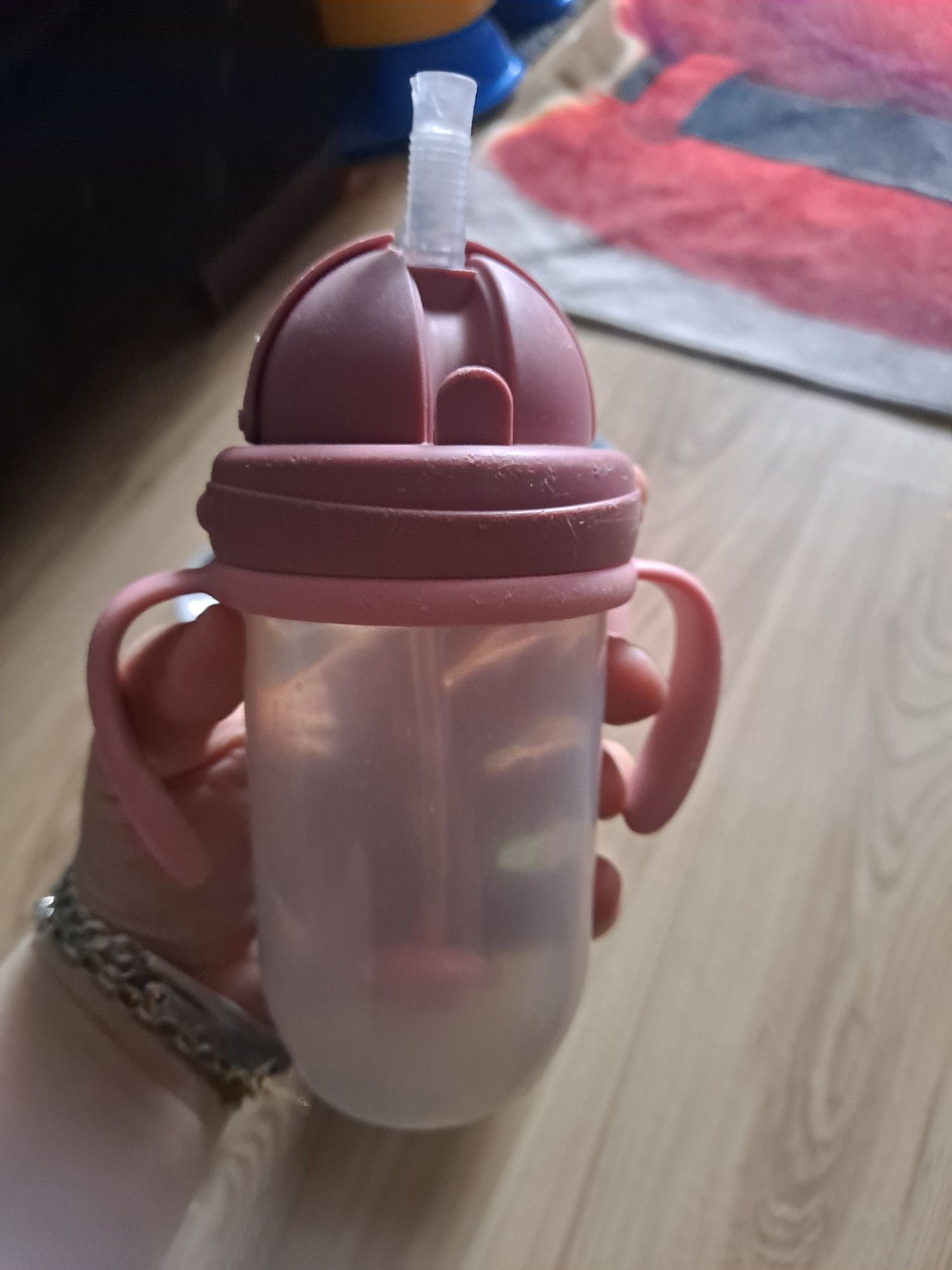 bidon z obciąznikiem i slomka  kubek 360 lo