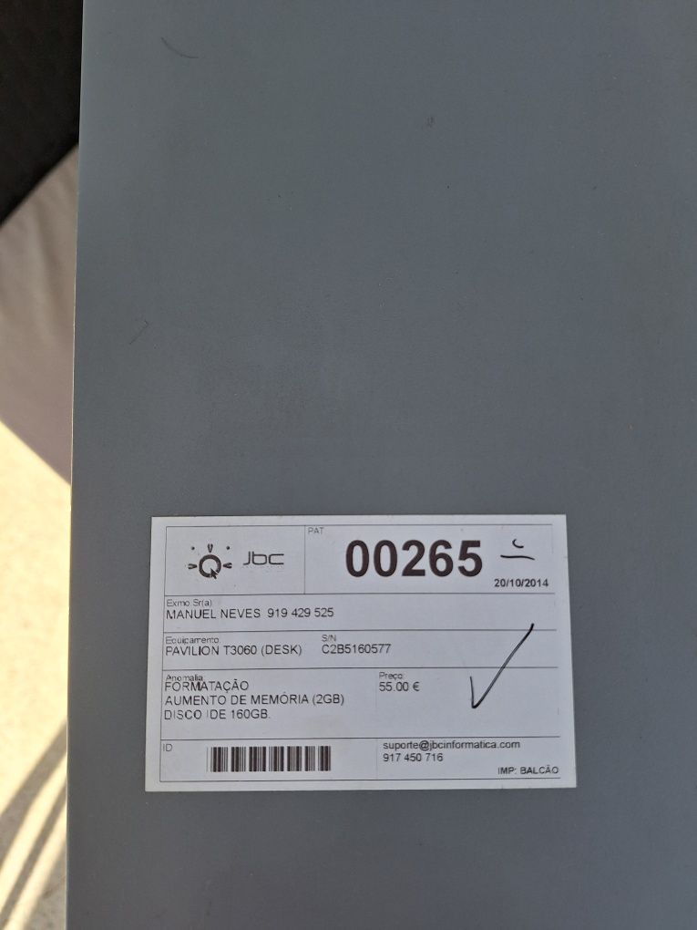 HP Pavilion t3000 (AINDA FUNCIONA!)