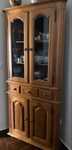 Movel de canto com vitrine superior