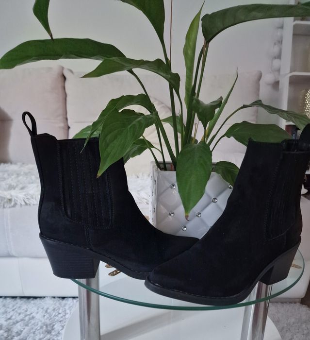 Kowbojki zamszowe"Jenny Fairy".