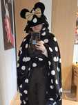 Disney Koc z kapturem Myszka Minnie