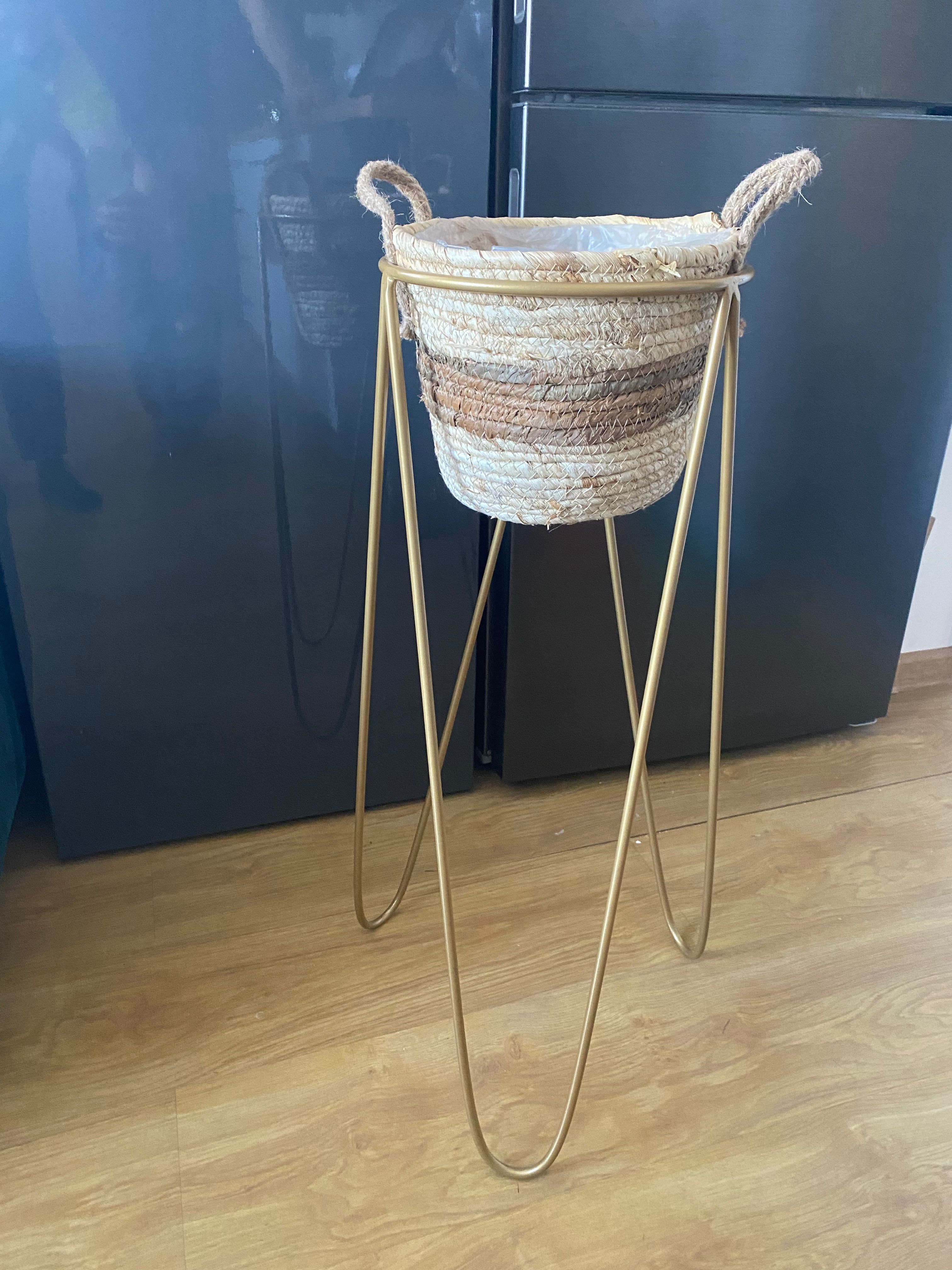 Kwietnik metalowy stojak 70 cm LOFT