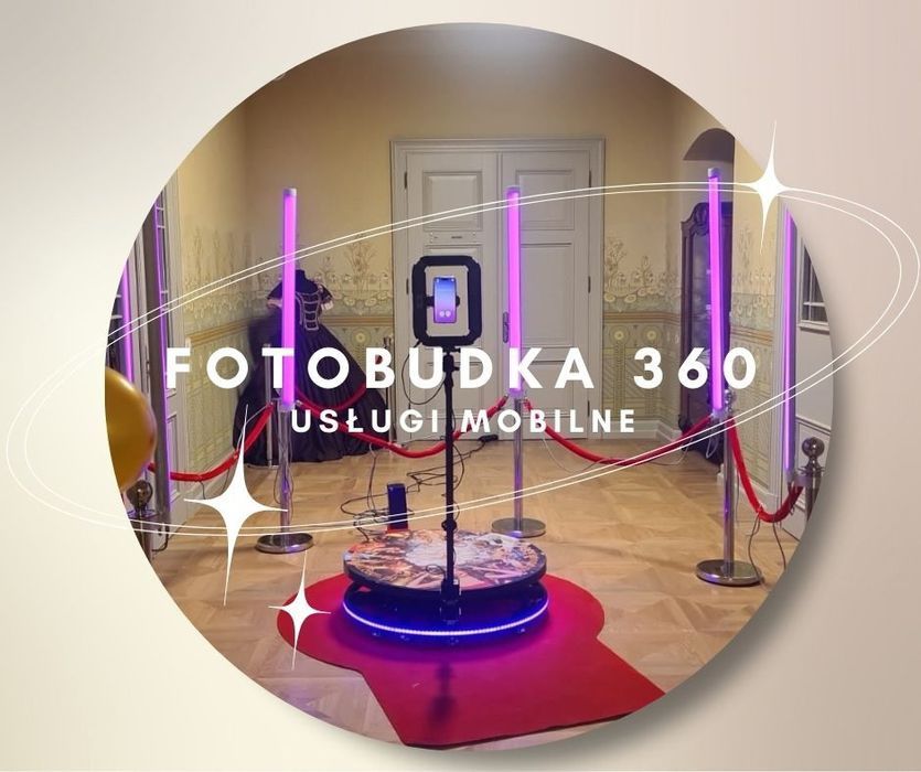 Fotobudka360/Fotobudka /FOTOBOX /Ciężki dym/Fontanny iskier/Miny Dymne